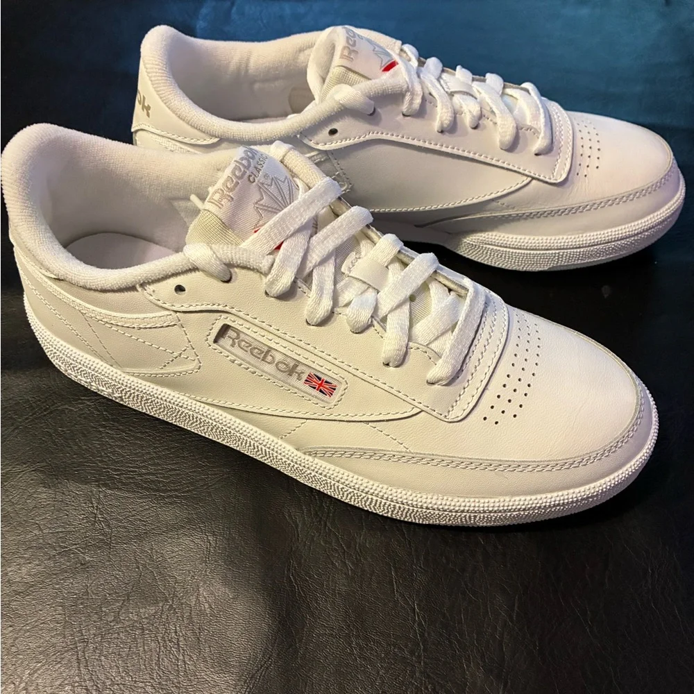 Women's Reebok Club C 85 Athletic Shoes White Light Grey BS7685 Size 8.5 - Picture 3 of 8